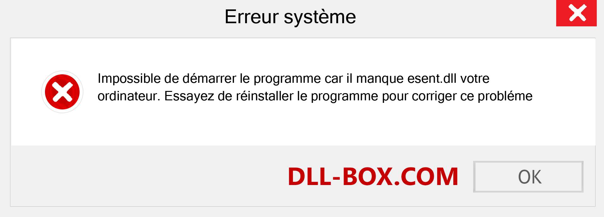 Le fichier esent.dll est manquant ?. Télécharger pour Windows 7, 8, 10 - Correction de l'erreur manquante esent dll sur Windows, photos, images